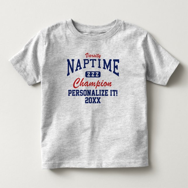Athletic Champion Naptime T-Shirt (Front)