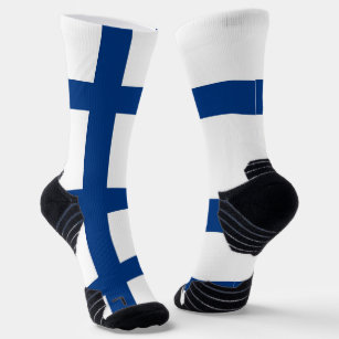 Athletic Crew Sock with flag of Finland