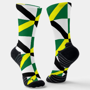 Athletic Crew Sock with flag of Monterey, U.S.