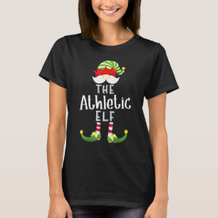Athletic Elf Group Christmas Pajama Party T-Shirt