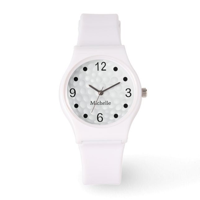 Athletic Golfer Design - Personalise Watch (Front)