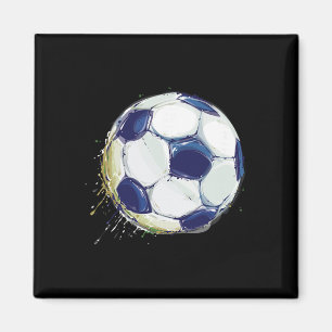 Athletic Soccer Football Ball Sports Player Magnet