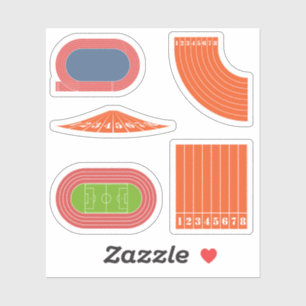 Athletic Track Stickers