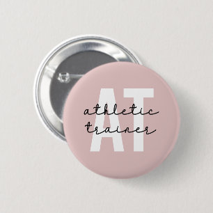 Athletic Trainer AT athletic training 6 Cm Round Badge