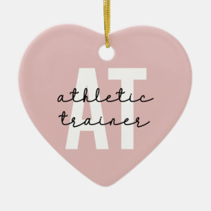 Athletic Trainer AT athletic training Ceramic Tree Decoration