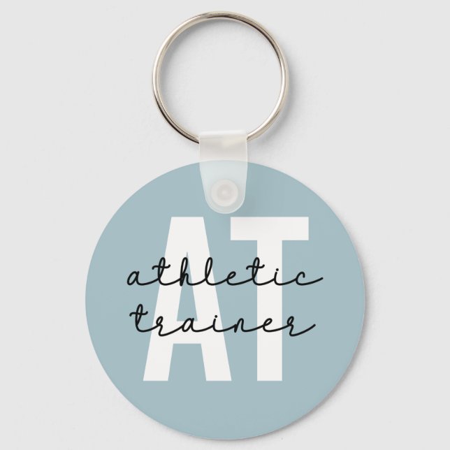 Athletic Trainer AT athletic training Key Ring (Front)