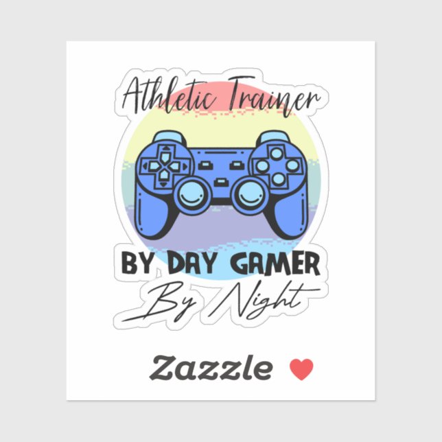 Athletic Trainer By Day Gamer By Night (Sheet)