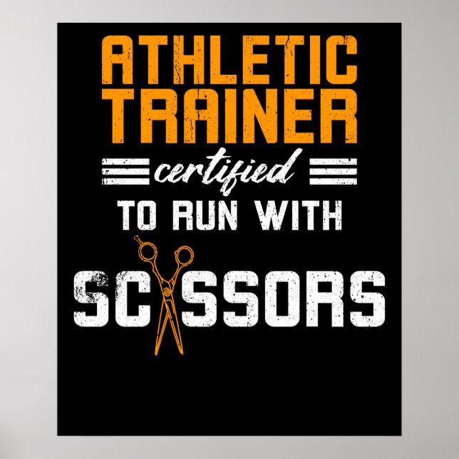 Athletic Trainer certified Poster (Front)