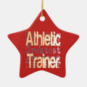 Athletic Trainer Extraordinaire Ceramic Tree Decoration