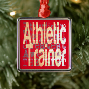 Athletic Trainer Extraordinaire Metal Tree Decoration
