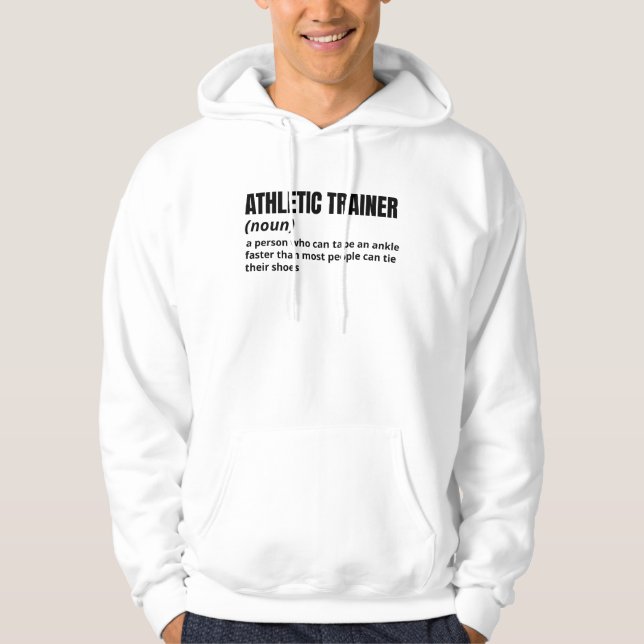 Athletic Trainer – Funny Definition Hoodie (Front)