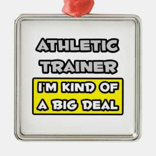 Athletic Trainer .. I'm Kind of a Big Deal Metal Tree Decoration