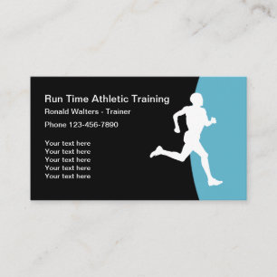 Athletic Trainer Modern Design Business Card
