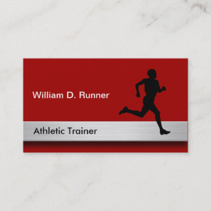 Athletic Trainer Professional Business Cards