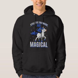 Athletic Trainers Are Magical Unicorn Job Sports M Hoodie