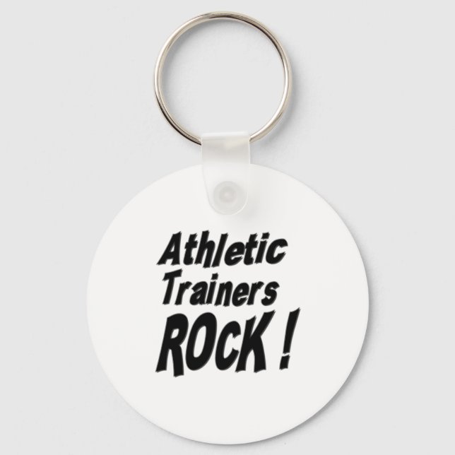 Athletic Trainers Rock! Keychain (Front)