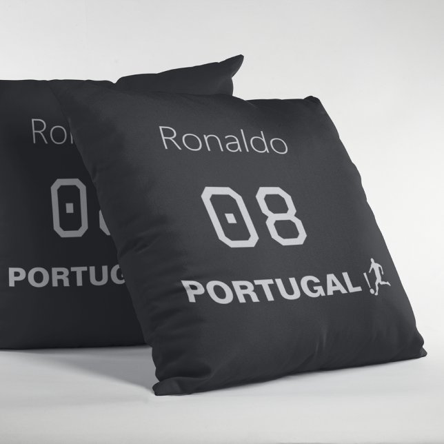 Athletic Varsity Name Number Soccer Personalised Cushion (Creator Uploaded)