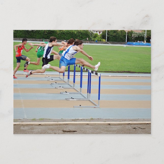 ATHLETICS JUMPS POSTCARD (Front)