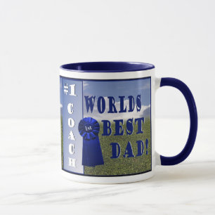 Athletics - Worlds Best Dad & #1 Coach Coffee Mug