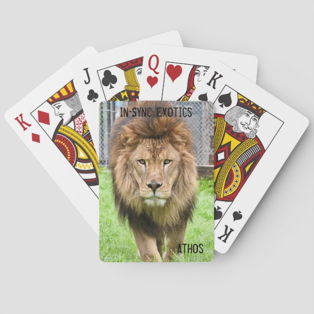 Athos Lion - Playing Cards (Back)