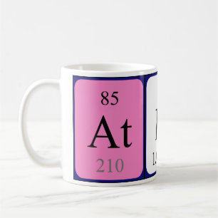 Athos periodic table name mug