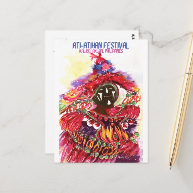 Ati-atihan Festival- DNM Postcards (Front/Back In Situ)