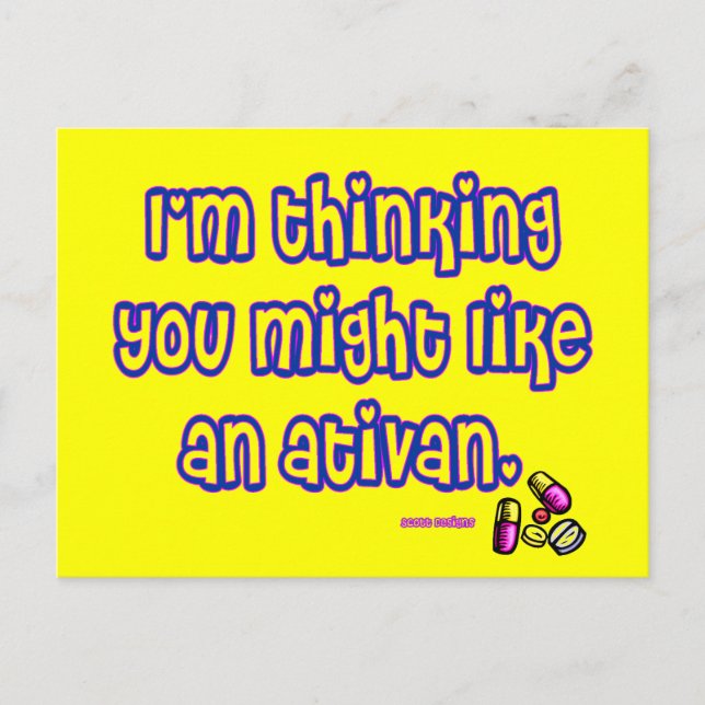 Ativan Postcard (Front)