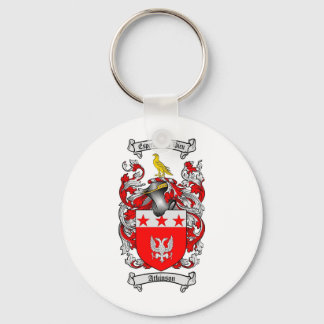ATKINSON FAMILY CREST -  ATKINSON COAT OF ARMS KEY RING