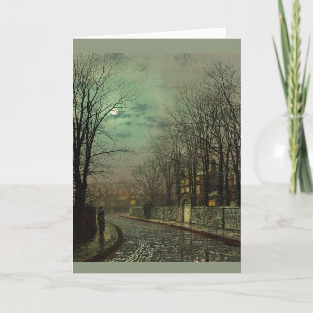 Atkinson Grimshaw Tryst CC0610 Greeting Card (Front)