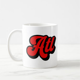 Atl Atlanta Cool GA Retro Vintage Gift Coffee Mug