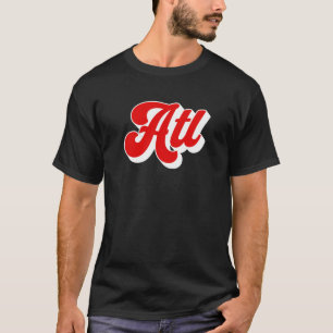 Atl Atlanta Cool Retro Vintage GA Gift T-Shirt
