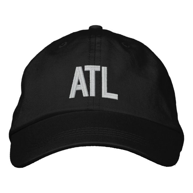 ATL Atlanta Georgia Personalised Adjustable Hat (Front)