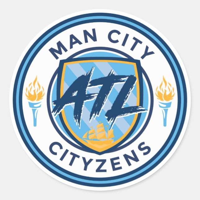 ATL Cityzens Round Sticker (Front)