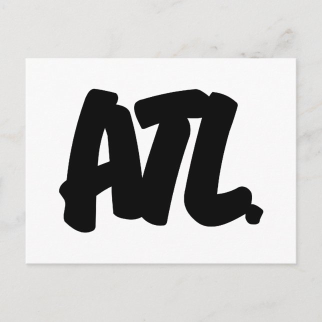ATL Letters Postcard (Front)