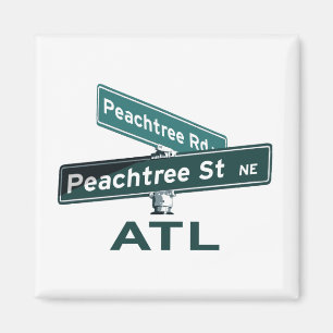 ATL Peachtree Signs Magnet