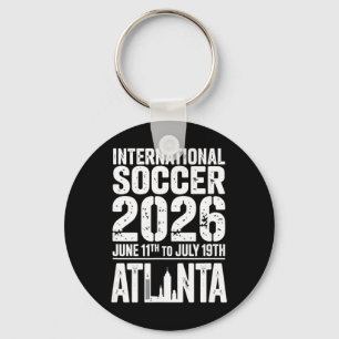 Atlanta 2026 International Soccer Design Key Ring
