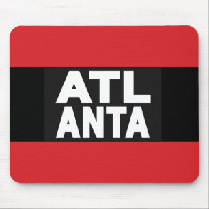 Atlanta 2 Red Mouse Mat