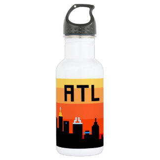 Atlanta 8-Bit Skyline ATL 532 Ml Water Bottle