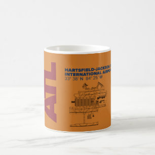 Atlanta Airport (ATL) Diagram Mug