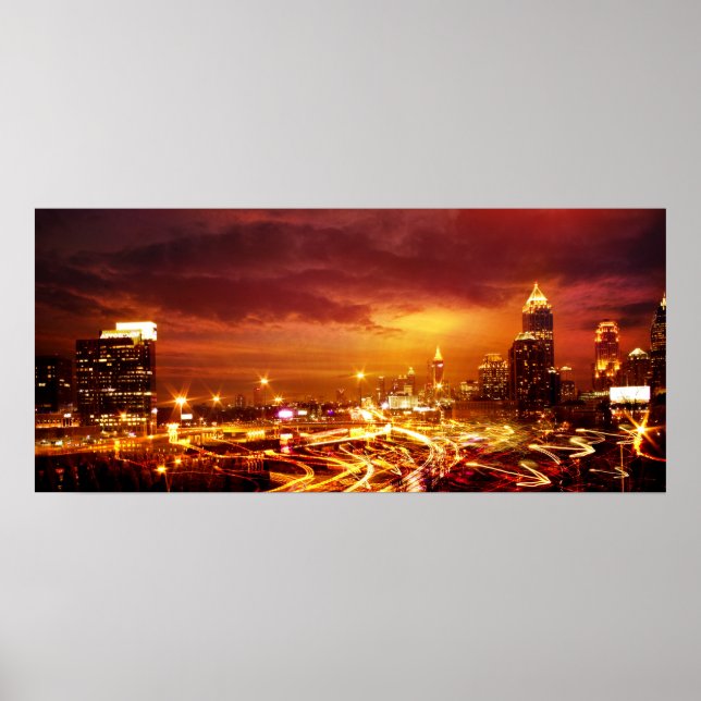 Atlanta at Dusk Poster (Front)