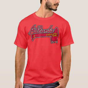 Atlanta Baseball Distressed Game Day Brave Vintage T-Shirt