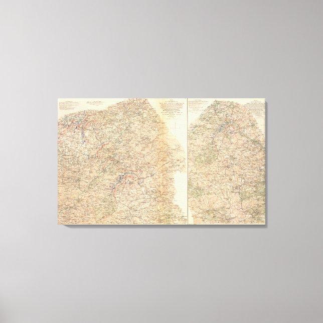 Atlanta Campaign 4th5th epochs Canvas Print (Front)