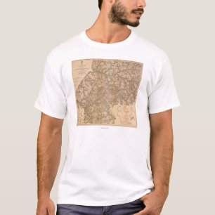 Atlanta Campaign - Civil War Panoramic Map 3 T-Shirt