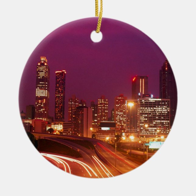 ATLANTA CERAMIC TREE DECORATION (Front)