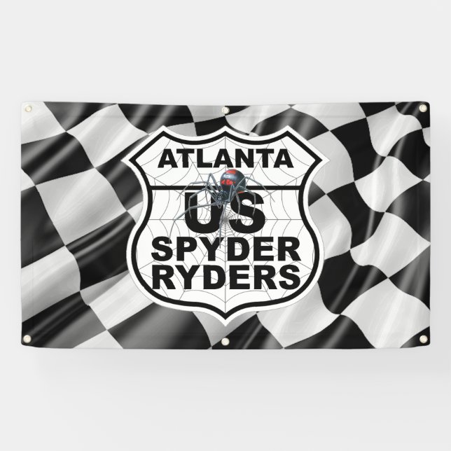 Atlanta Chapter - Banner Finish Flag Logo (Horizontal)