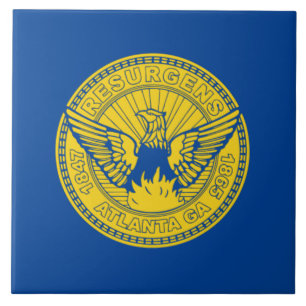 Atlanta city flag tile
