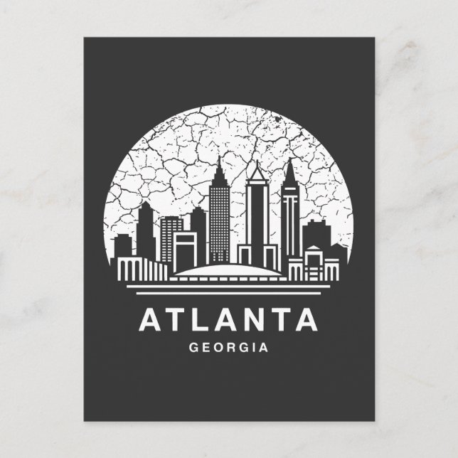Atlanta City Georgia Postcard (Front)