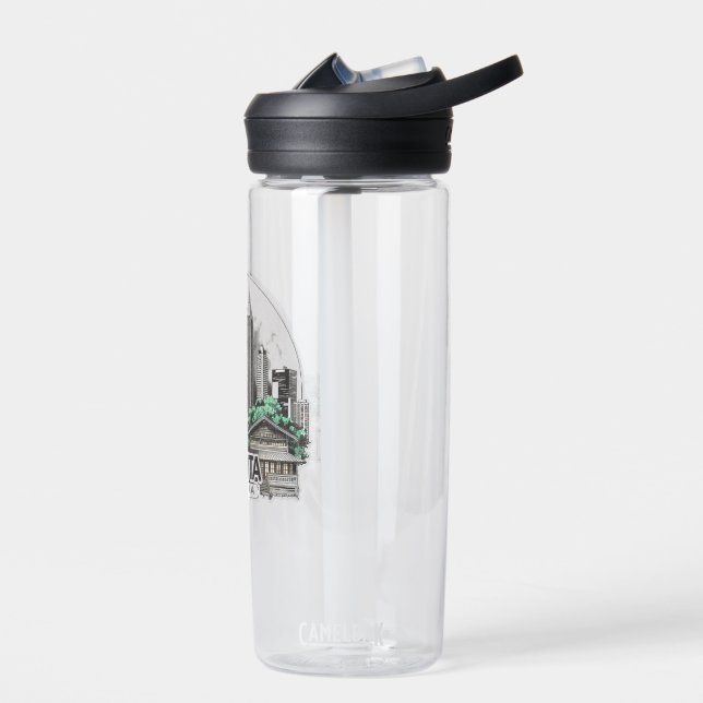 Atlanta City Georgia USA Water Bottle (Left)