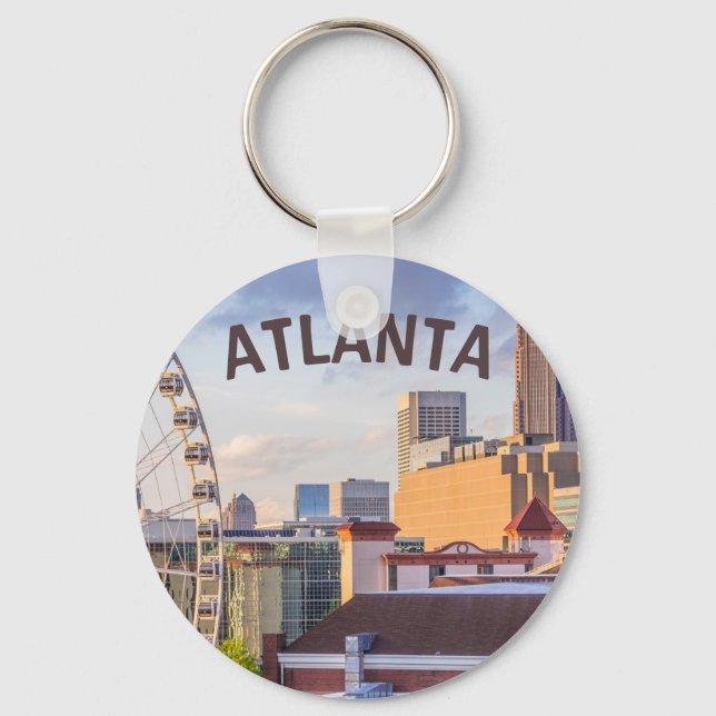 Atlanta City View Key Ring (Front)