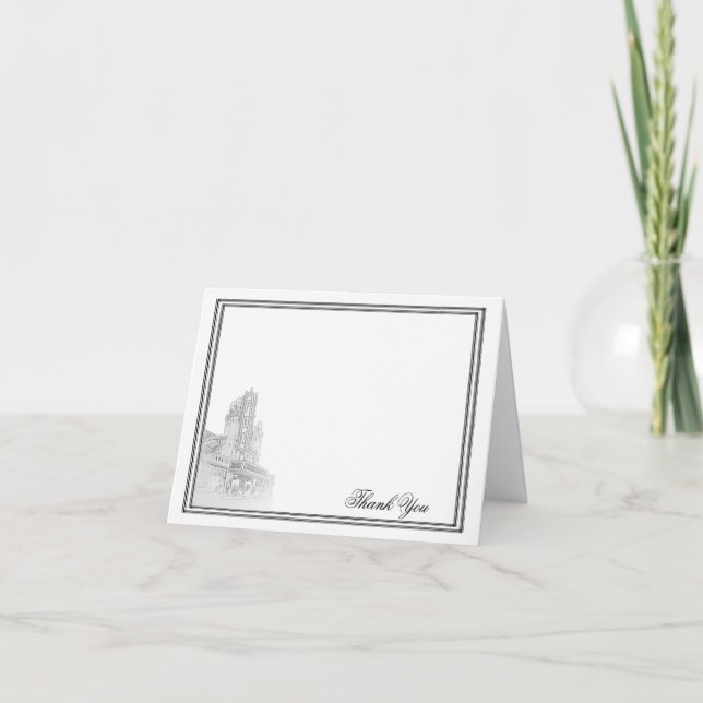 Atlanta Destination Wedding Thank You Card (Front)